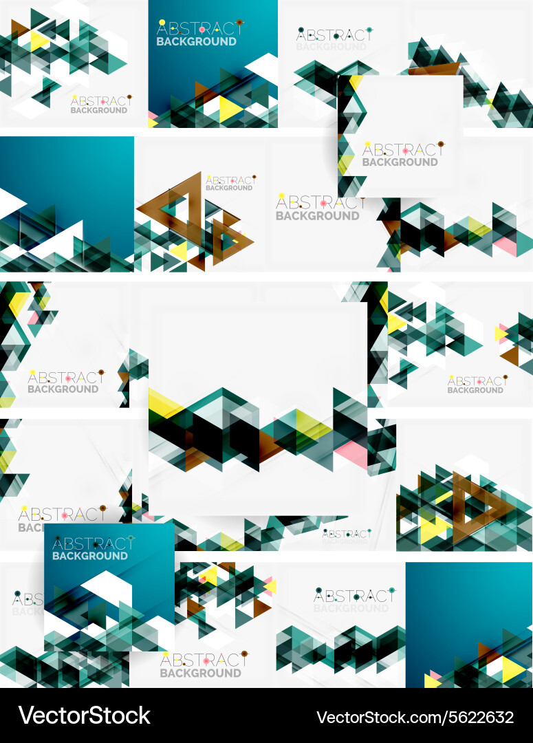 Dynamic Geometric Overlap Background vector image
