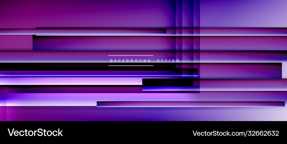 Dynamic lines on fluid color gradient trendy Vector Image