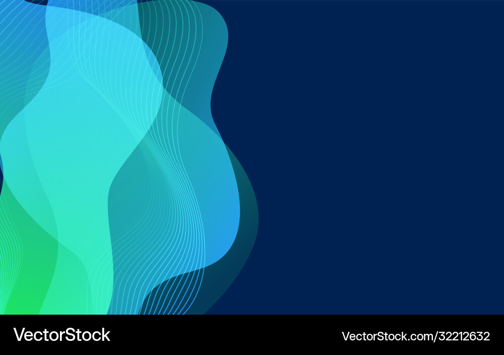 Fluid colorful dynamic background design vector image