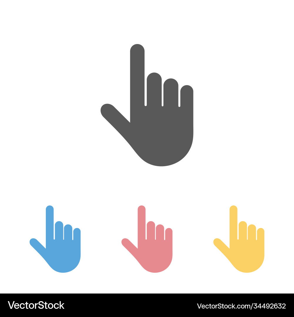 Pointer icon Pointer icon vector image