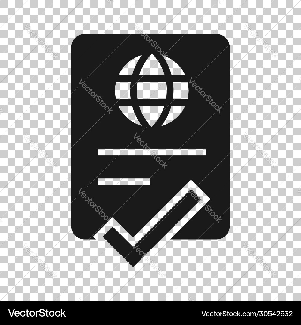 To do list icon in flat style document checklist Vector Image