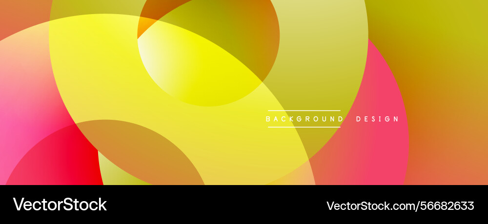 Abstract colorful circles overlap creating Abstract colorful circles overlap creating vector image