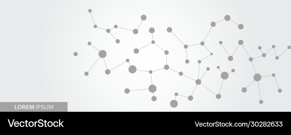 Abstract connection structure science Abstract connection structure science vector image