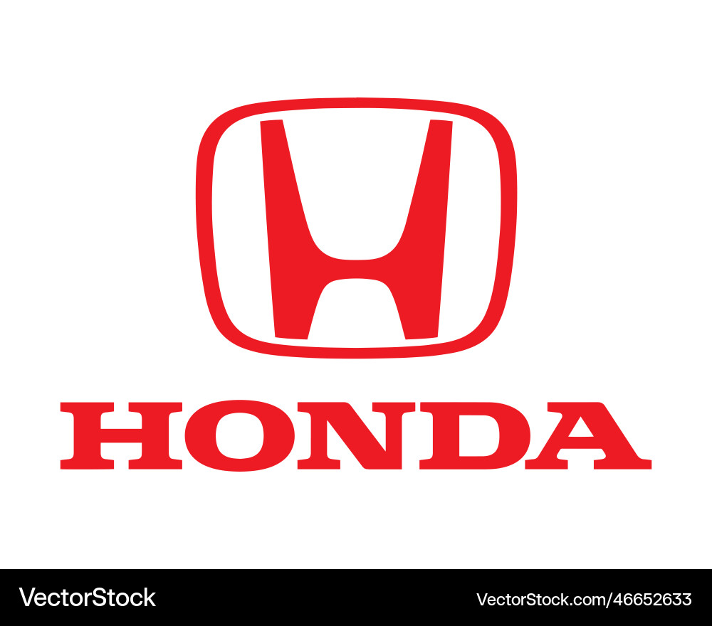 Honda Car Silhouettes vector image