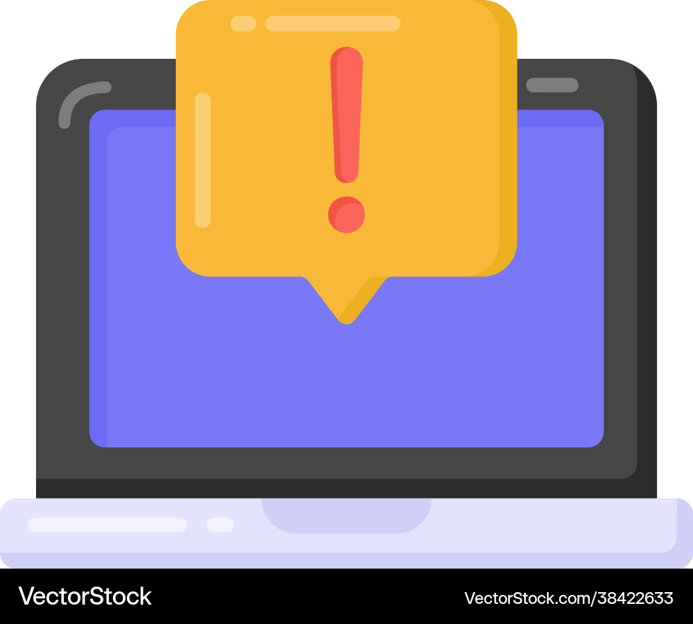 Message alert Vector Image