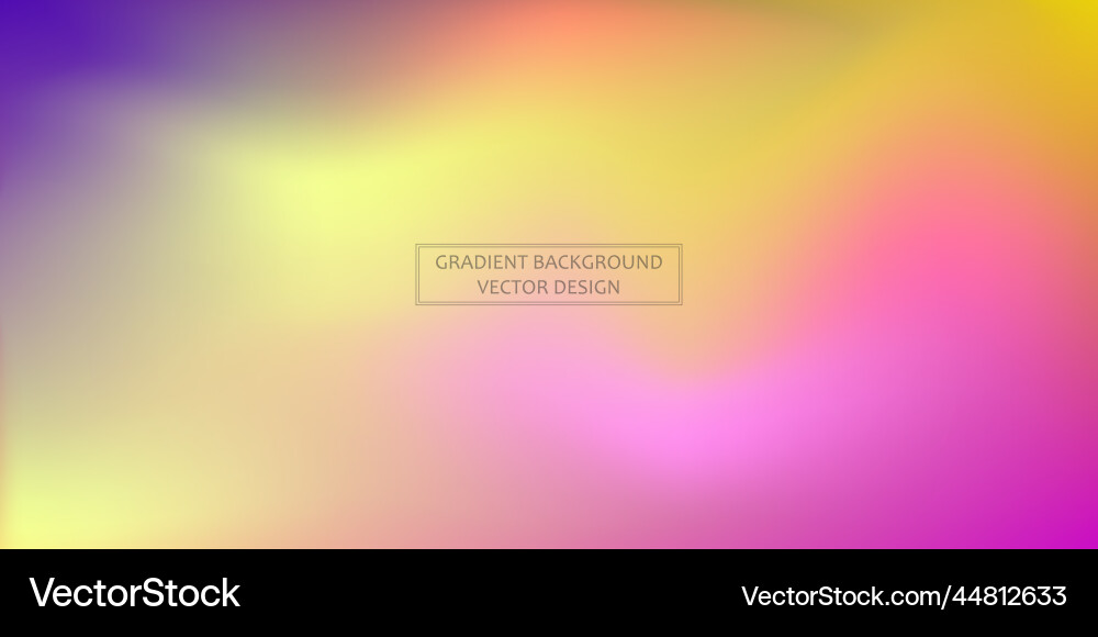 Panoramic web template multicolor gradient Panoramic web template multicolor gradient vector image