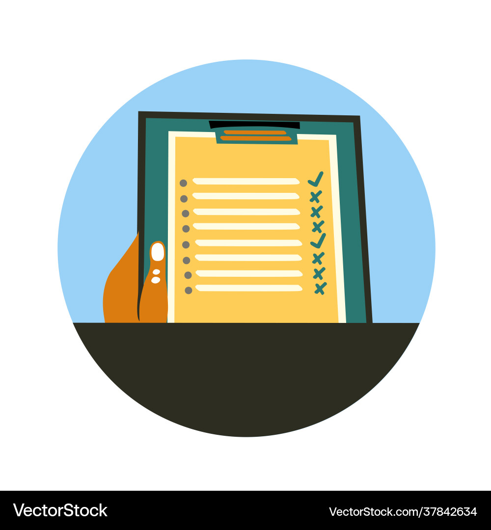 Checklist complete tasks to-do list premium Checklist complete tasks to-do list premium vector image