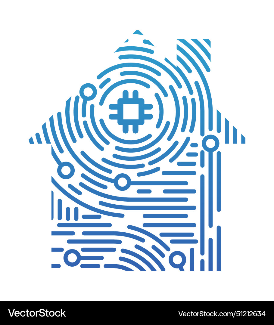 Concept network and cyber security in fingerprint Concept network and cyber security in fingerprint vector image