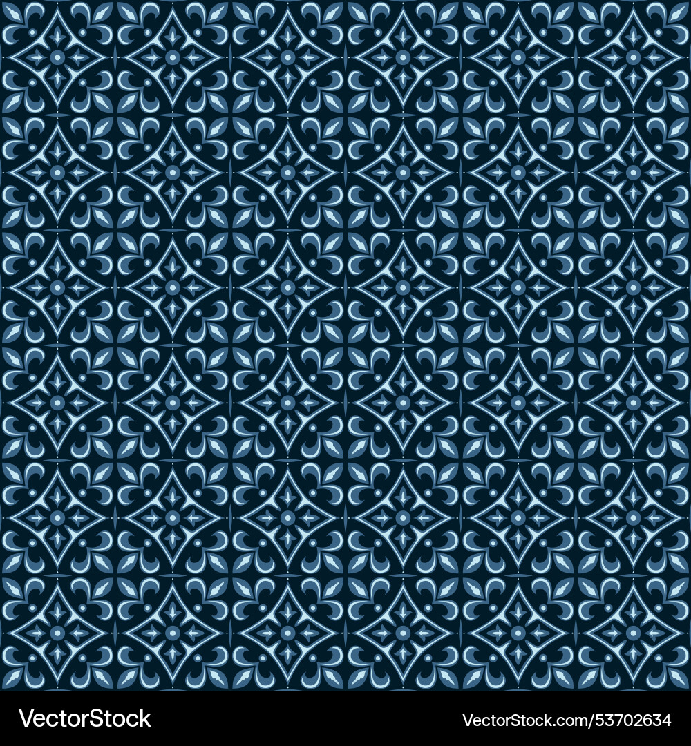 Decorative tile pattern design Vector Image