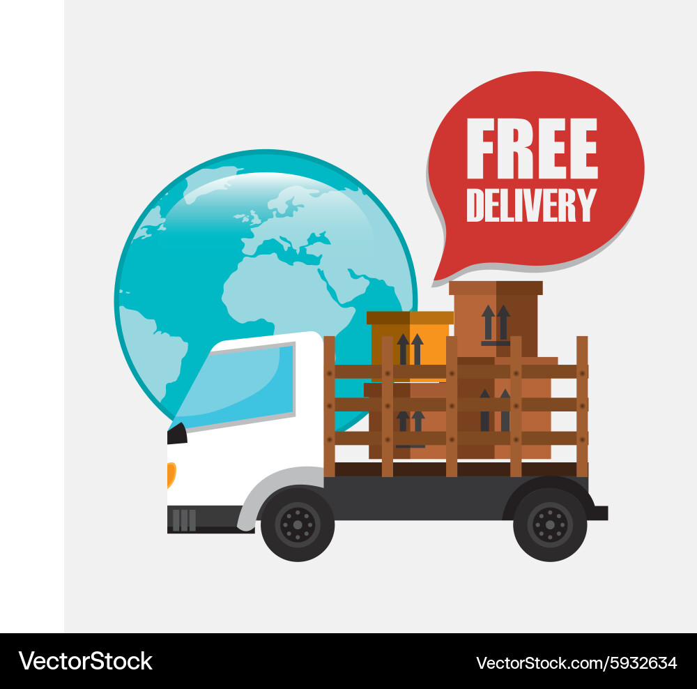 Delivery and logistics Royalty Free Vector Image