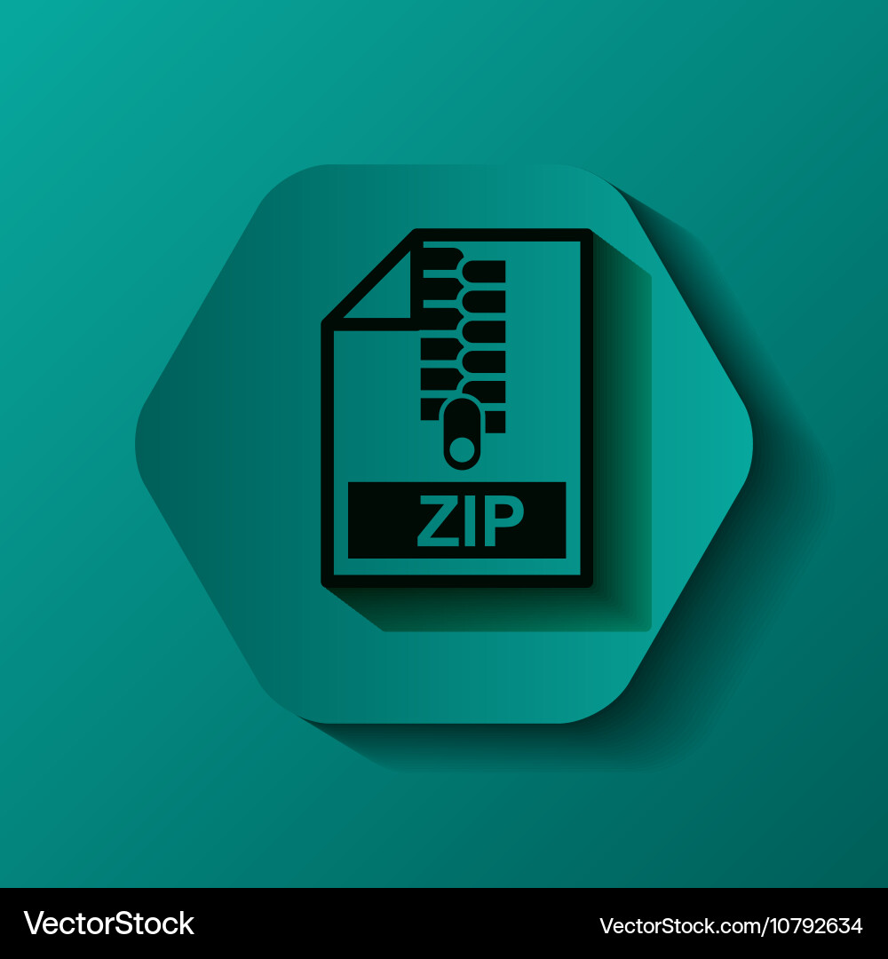 File format button icon vector image