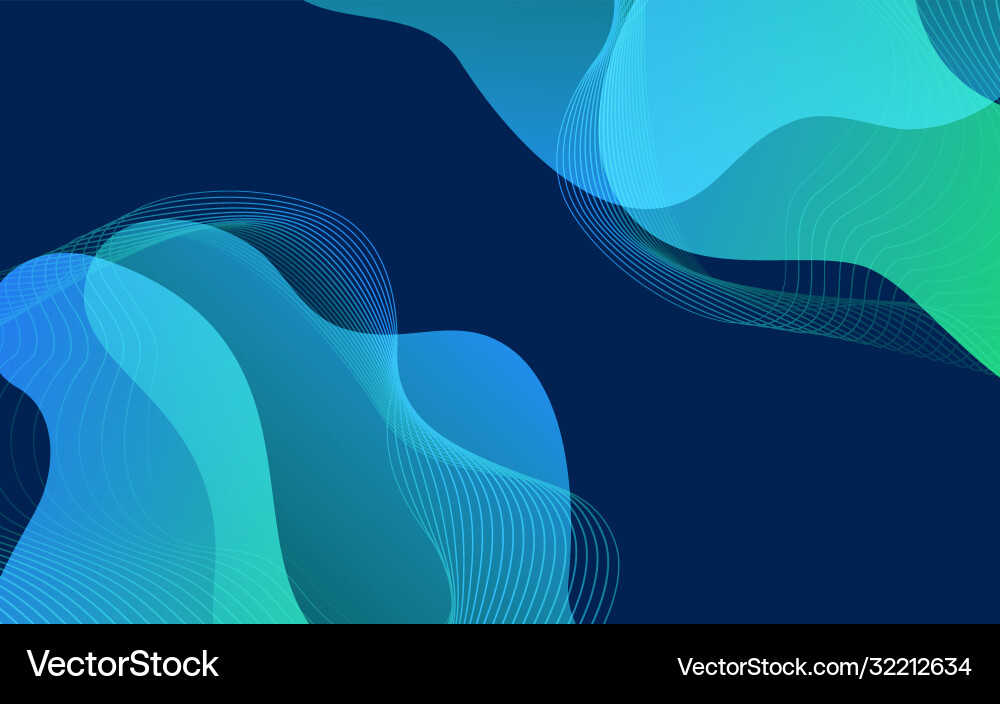 Fluid colorful dynamic background design Fluid colorful dynamic background design vector image