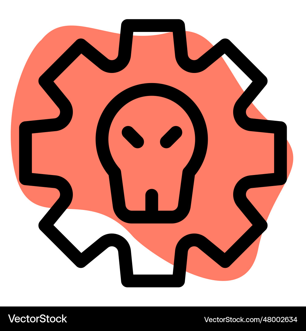 Hacking an act of intervening programming Vector Image