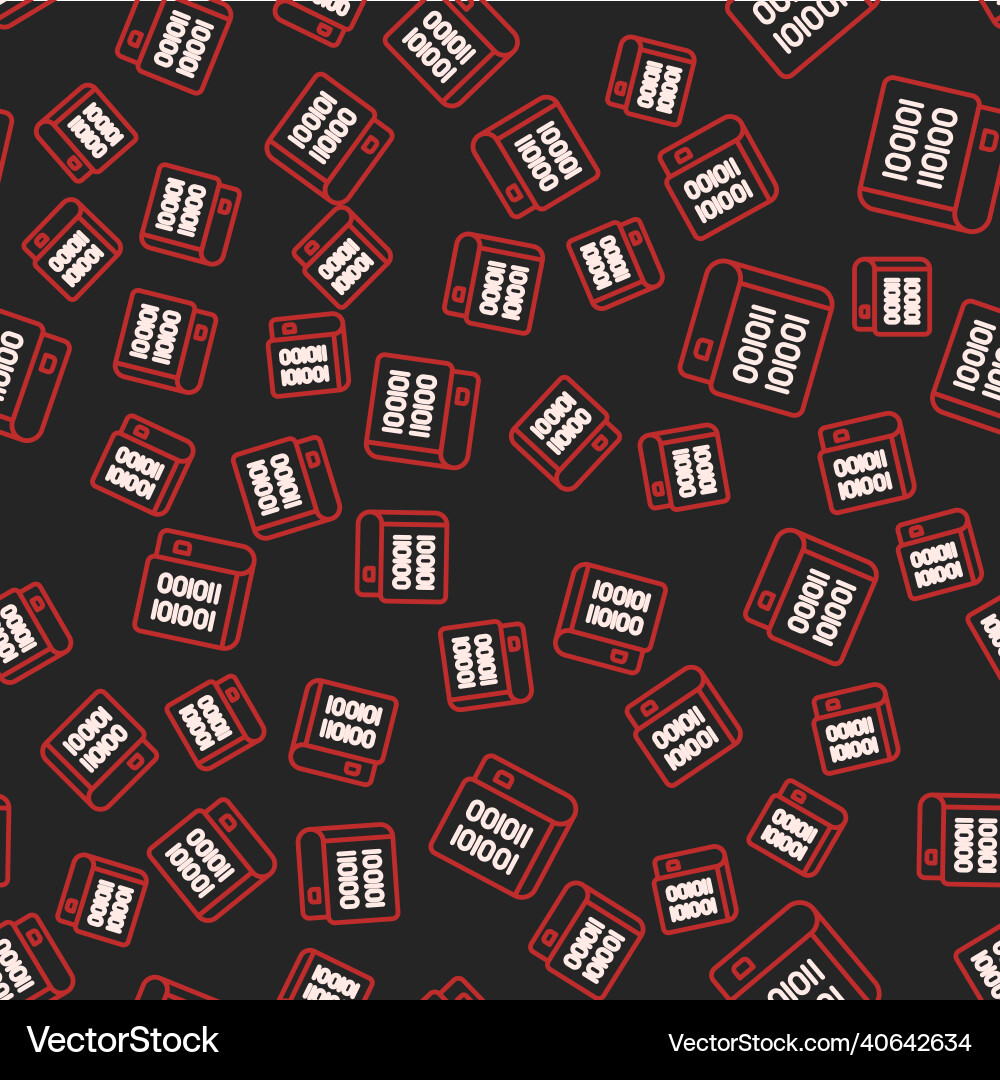Line books about programming icon isolated Line books about programming icon isolated vector image