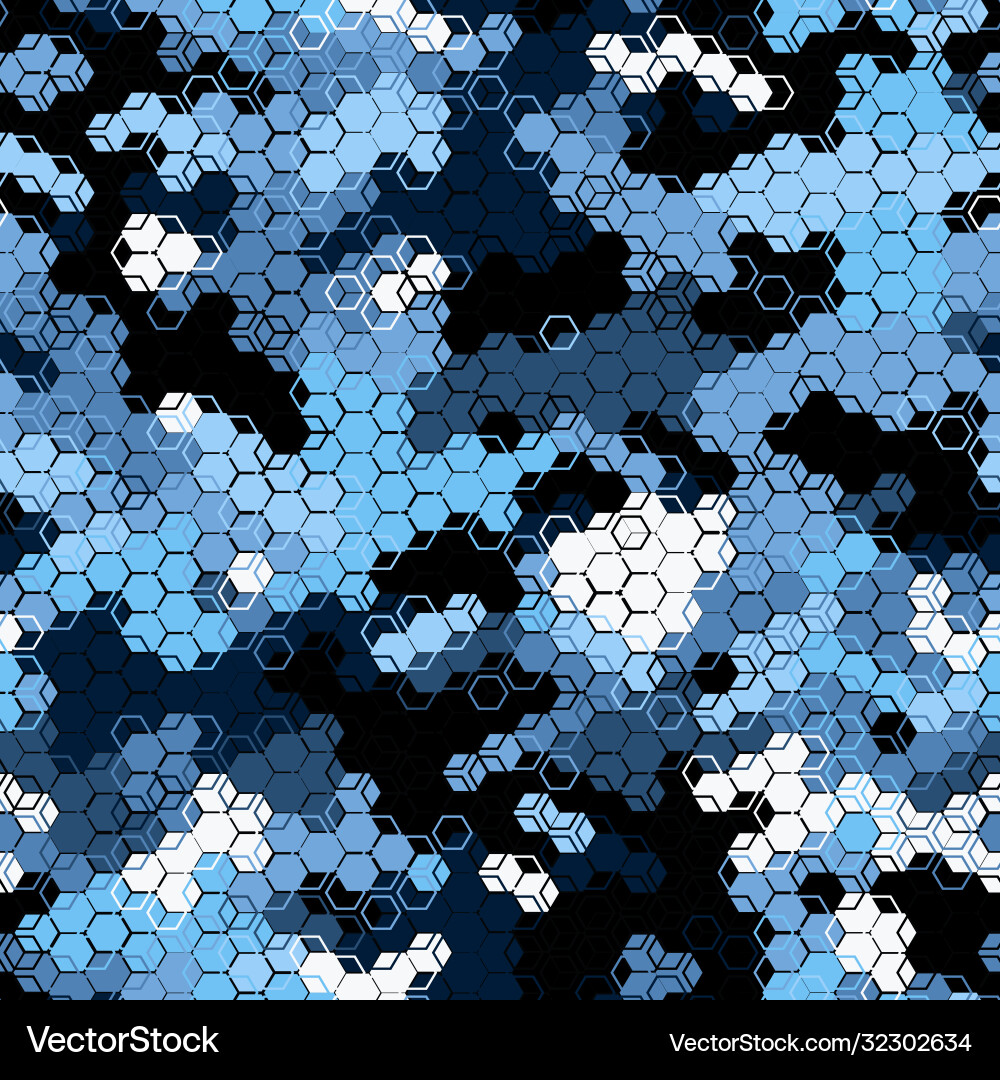 Sapphire pattern hexagons and squares lime Vector Image