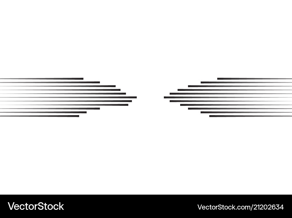 Set speed lines isolated motion effect Set speed lines isolated motion effect vector image
