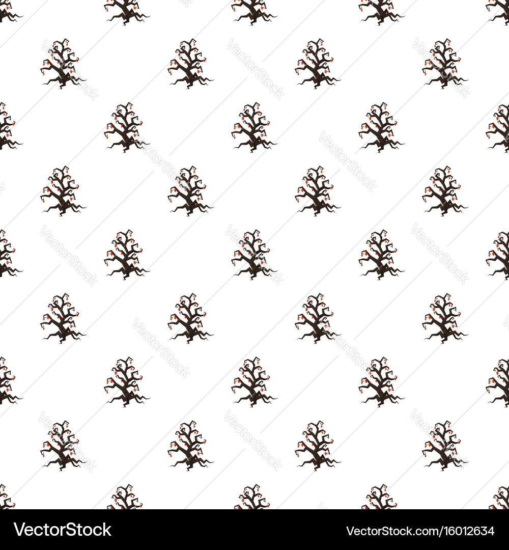 Tree pattern Vector Image