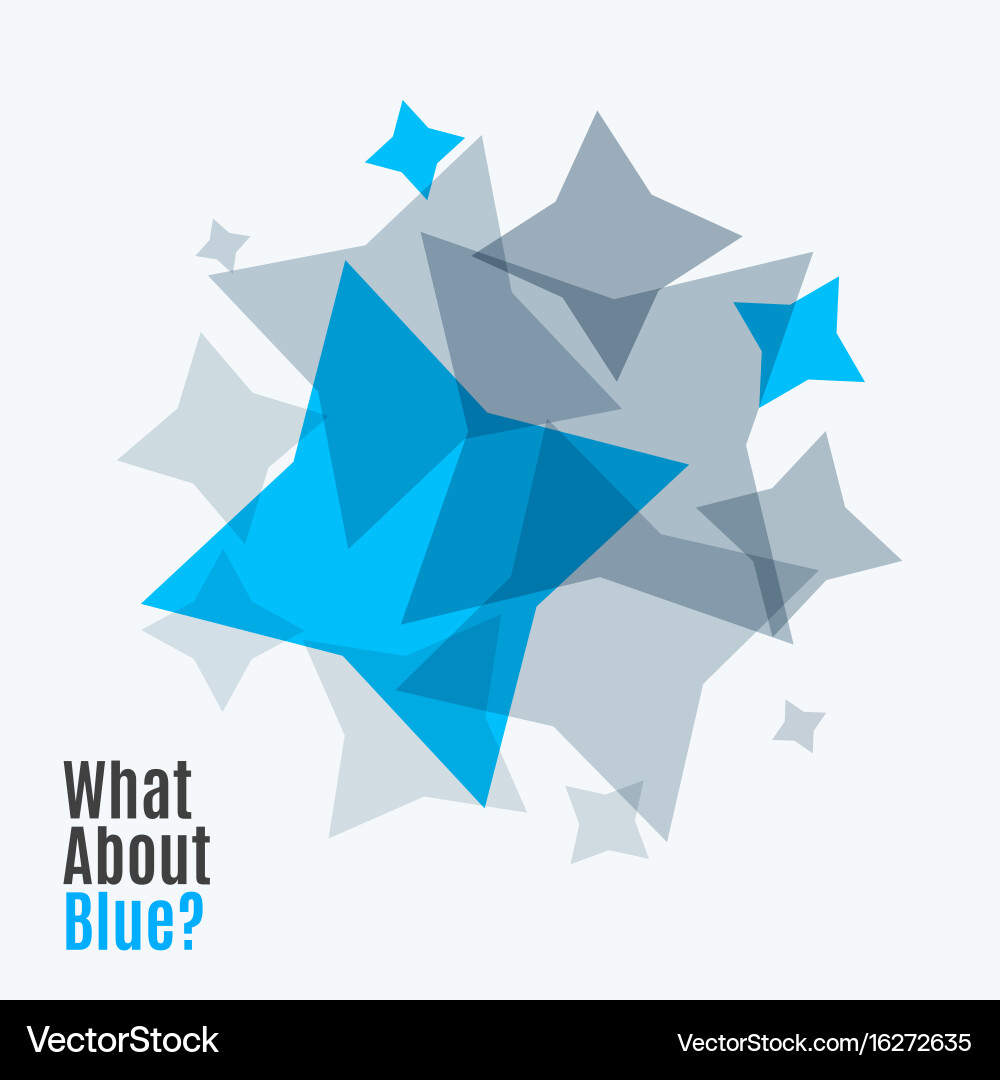 Abstract design elements with stars for fun vector image