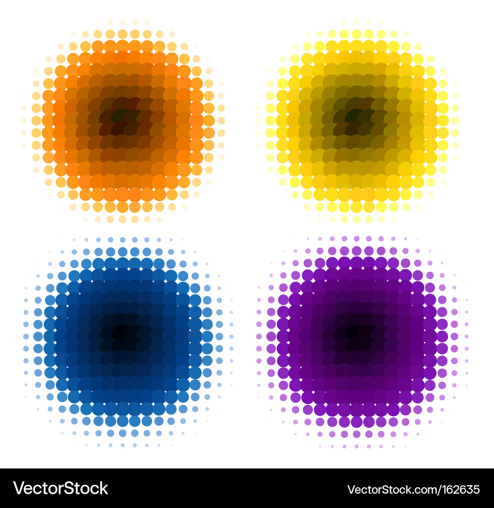 Dotted Pattern Collection vector image