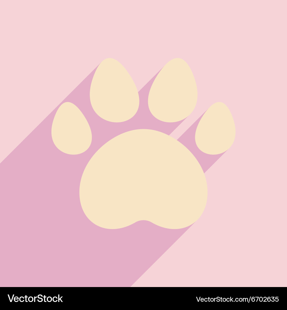 Flat with shadow icon and mobile application vector image