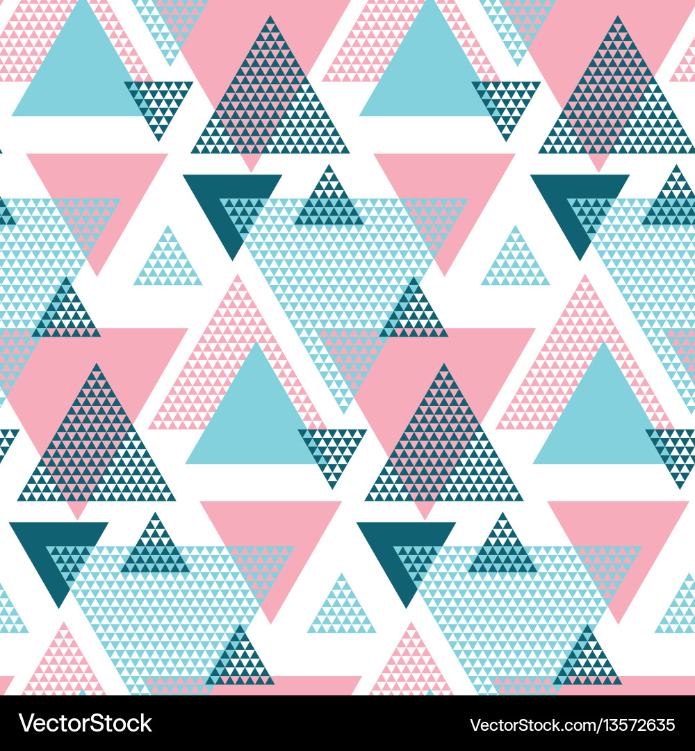 Geometric Triangle Pattern vector image