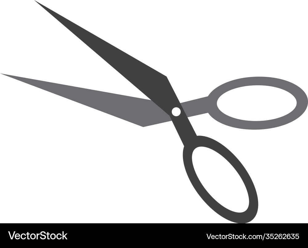 Scissors icon design template isolated Scissors icon design template isolated Vector Image