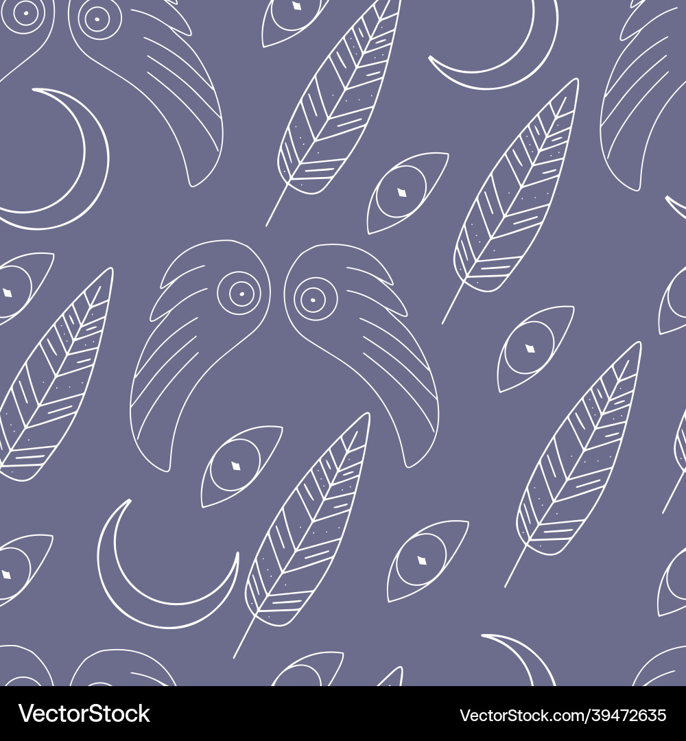 Seamless pattern in the scandinavian Seamless pattern in the scandinavian vector image