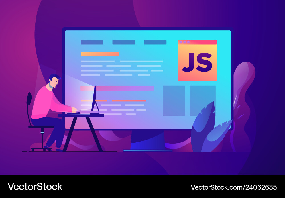 Web Development & Coding Concepts vector image