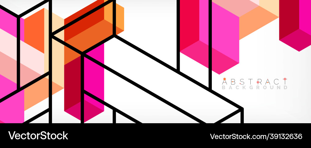 Abstract background 3d cubes cubic elements Abstract background 3d cubes cubic elements vector image