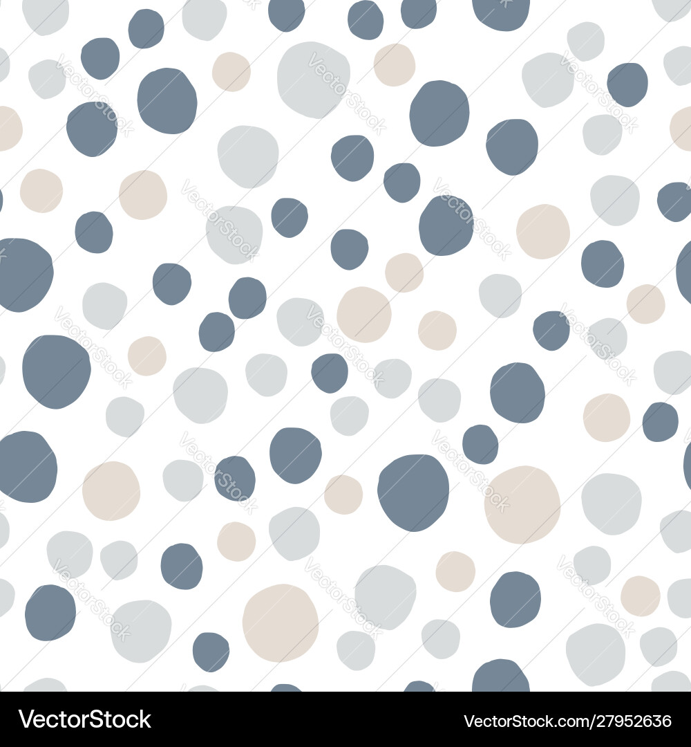 Abstract simple pebble shapes seamless pattern Abstract simple pebble shapes seamless pattern vector image