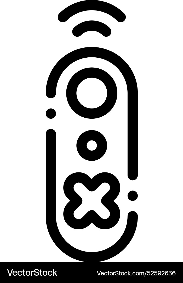 Controller icon thin linear style design isolated Controller icon thin linear style design isolated vector image