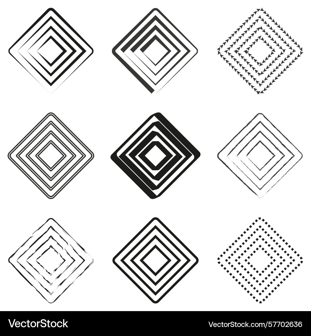 Geometric square patterns abstract line texture Geometric square patterns abstract line texture vector image