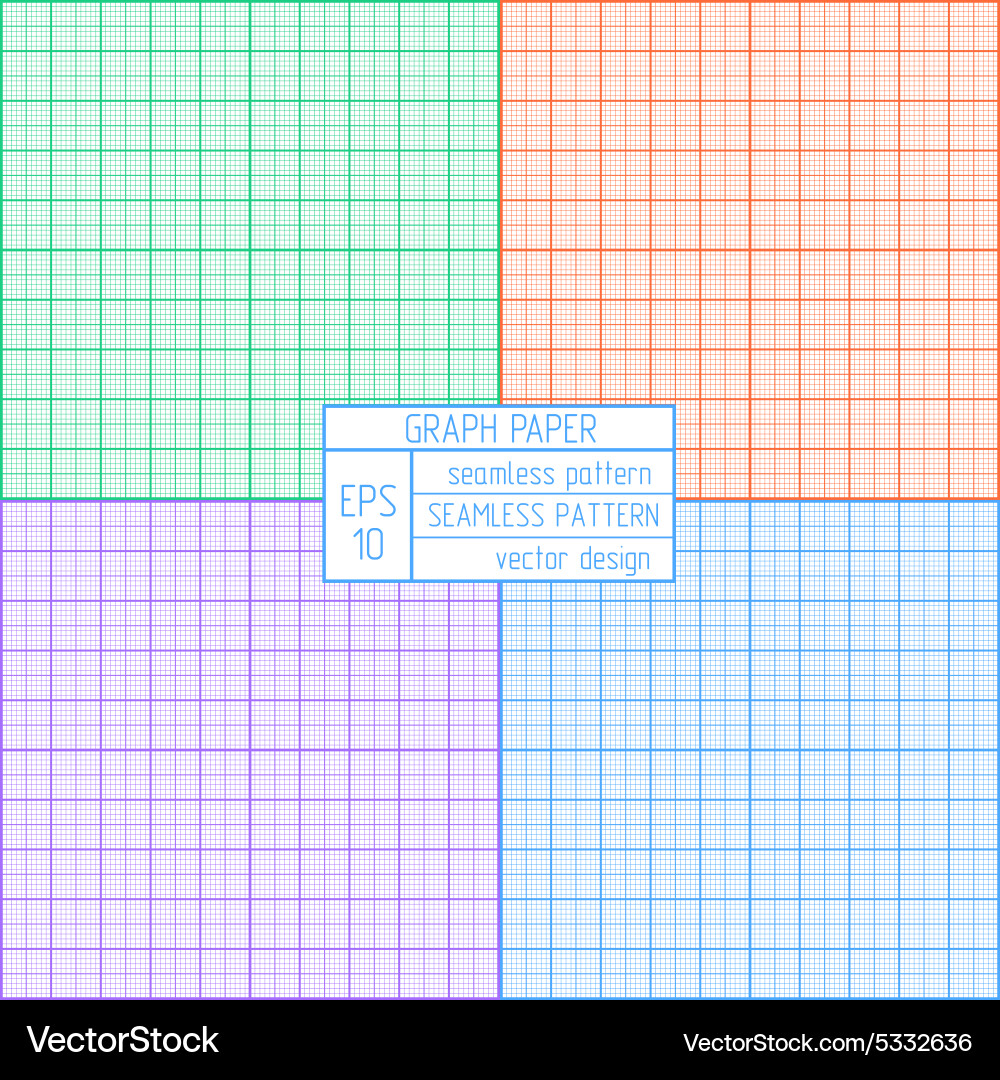 Graph paper pattern vector image