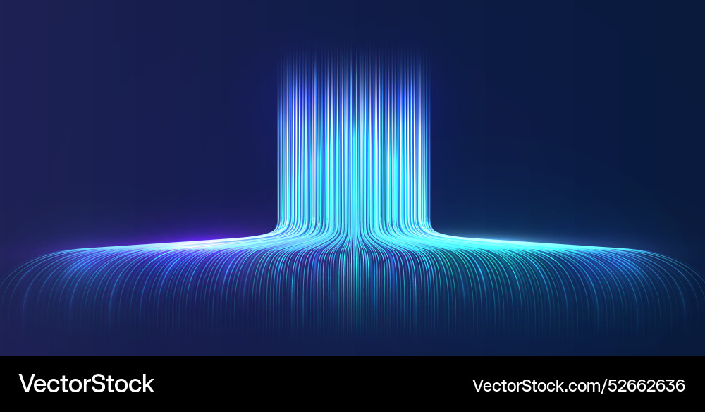 High-Speed Data Network Lines vector image