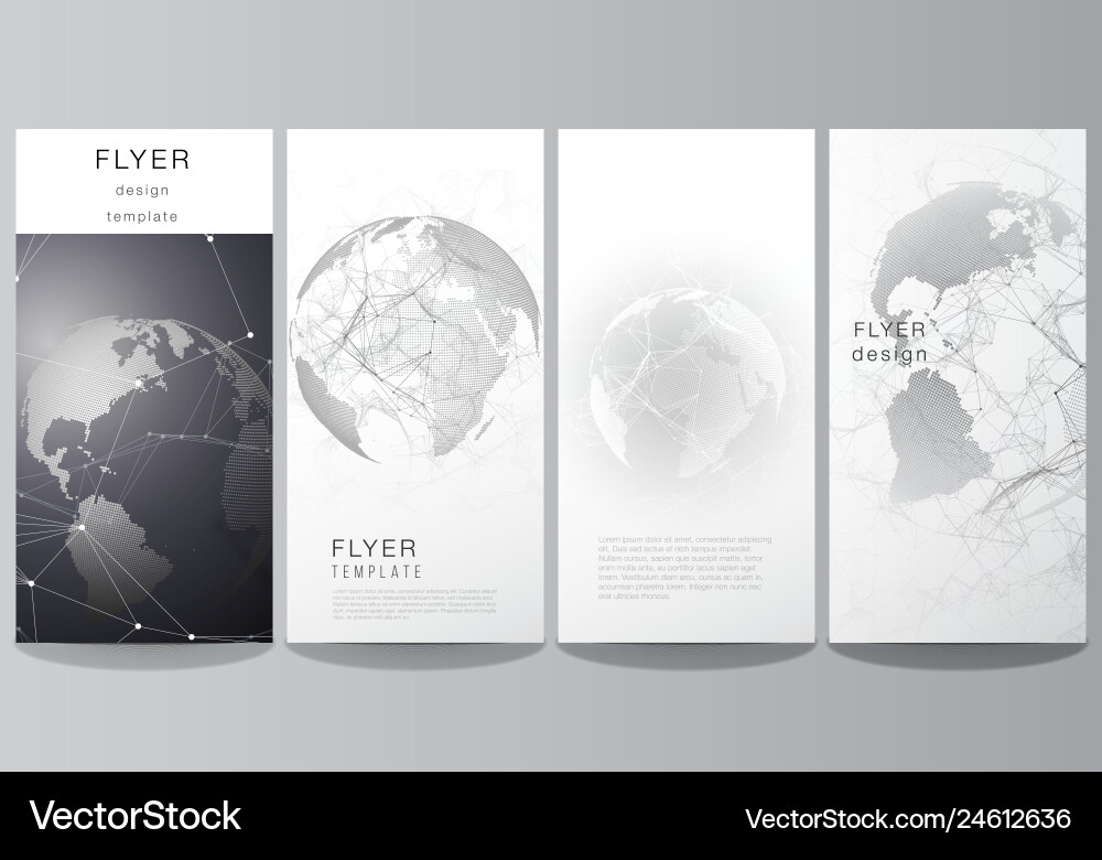 Layout von Flyer Banner Design Templates Layout von Flyer Banner Design Templates vektorbild