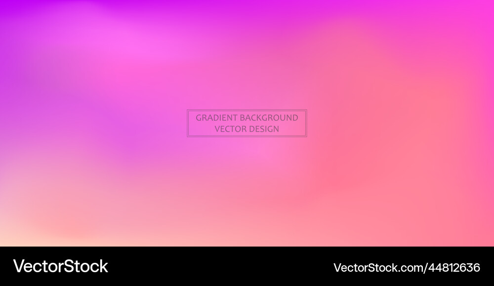 Panoramic web template multicolor gradient Vector Image