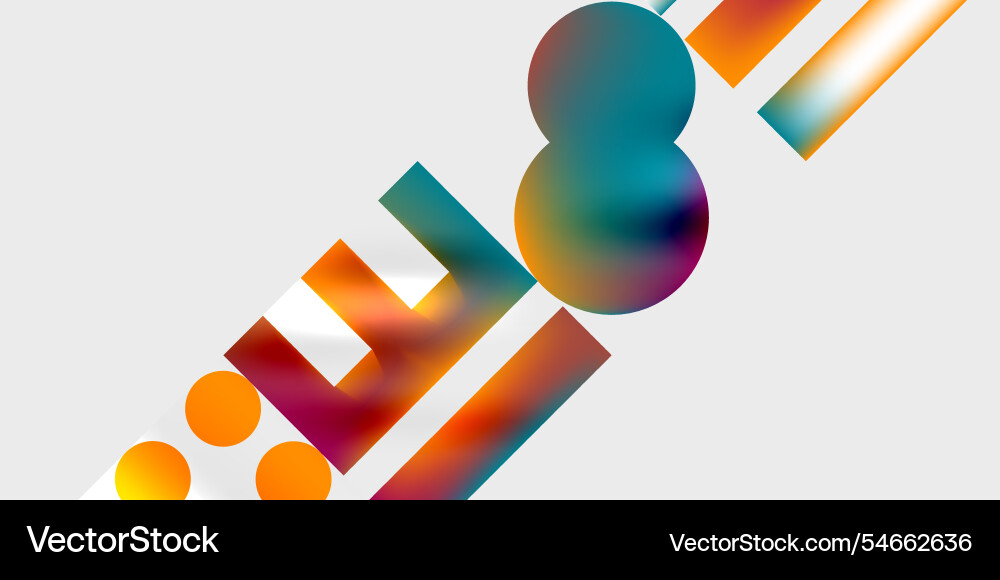Triangles circles squares rectangles design Triangles circles squares rectangles design vector image