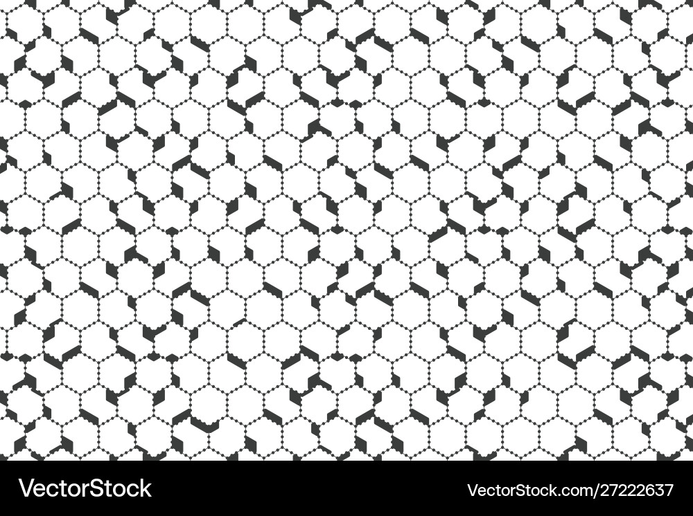 Abstract hexagonal pattern design trendy Abstract hexagonal pattern design trendy Vector Image