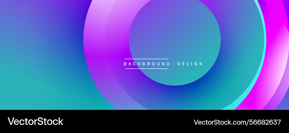 Abstract vibrant background features overlapping Abstract vibrant background features overlapping vector image