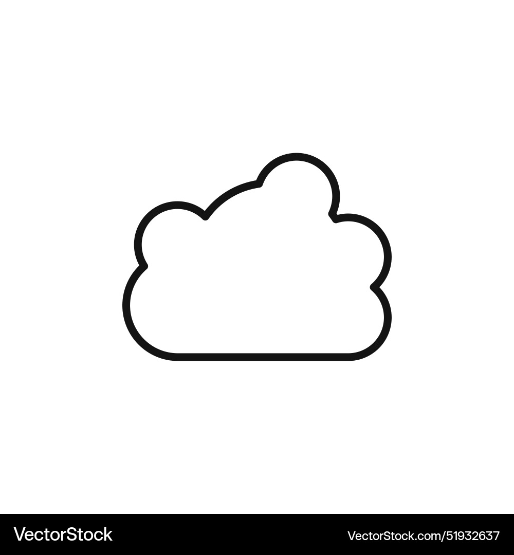 Cloud storage icon perfect for data backup Cloud storage icon perfect for data backup Vector Image