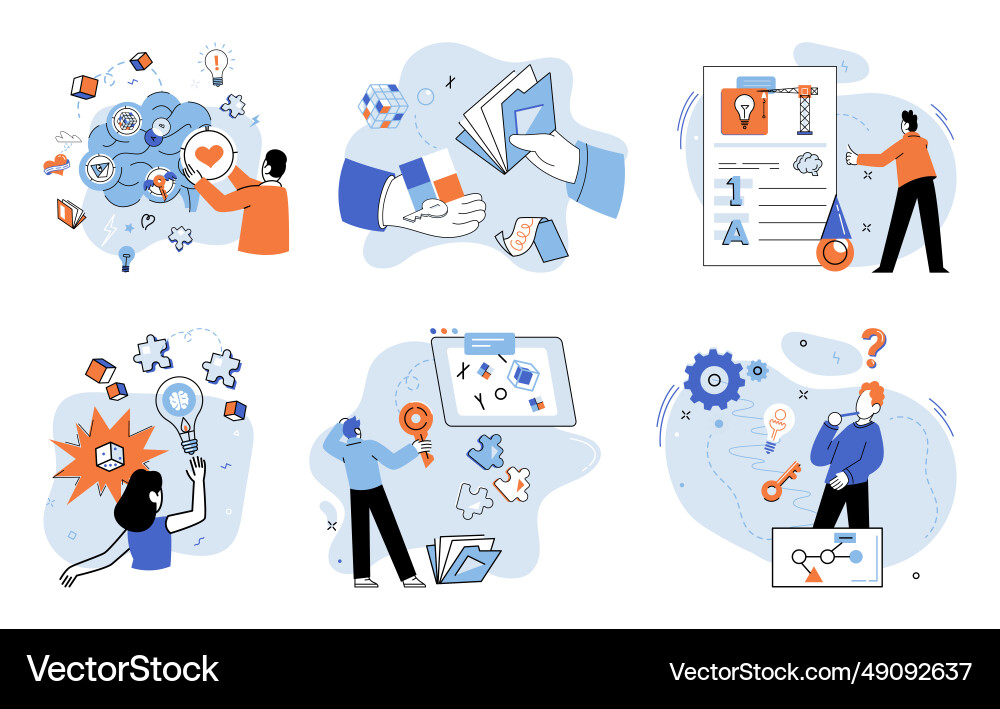 Logical thinking it is art reasoning and using Logical thinking it is art reasoning and using Vector Image