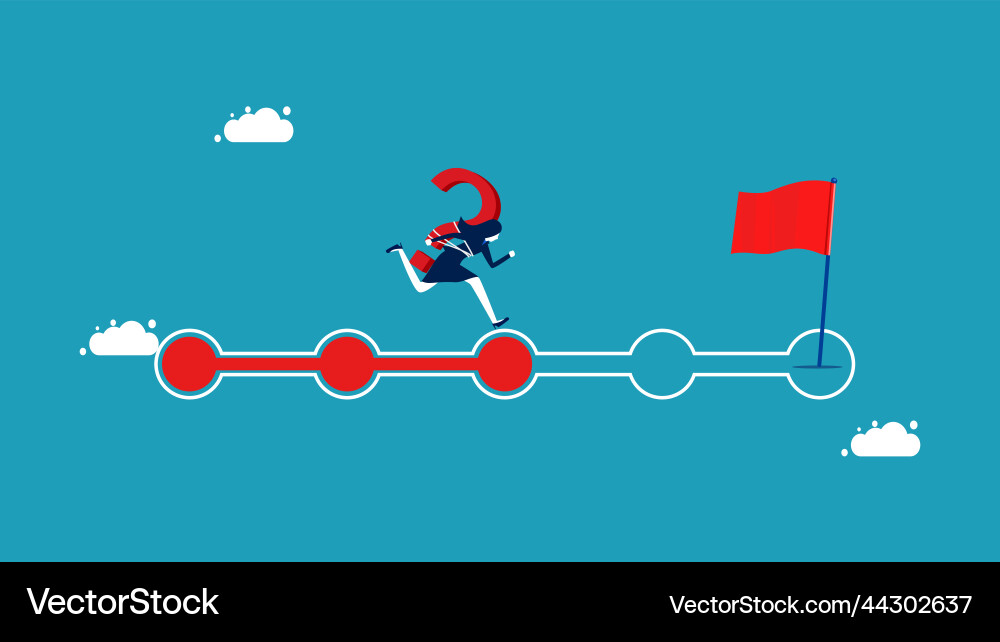 Missions and progress in solving problems Missions and progress in solving problems Vector Image