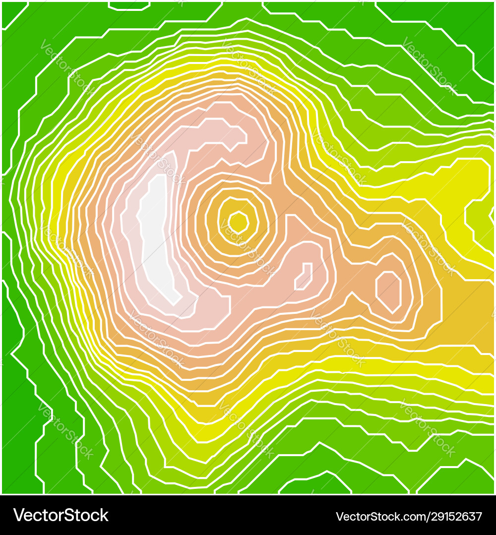Square colorful contour pattern with wavy Square colorful contour pattern with wavy vector image