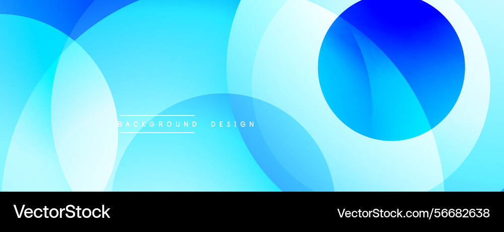 Abstract blue background overlapping circles Abstract blue background overlapping circles vector image