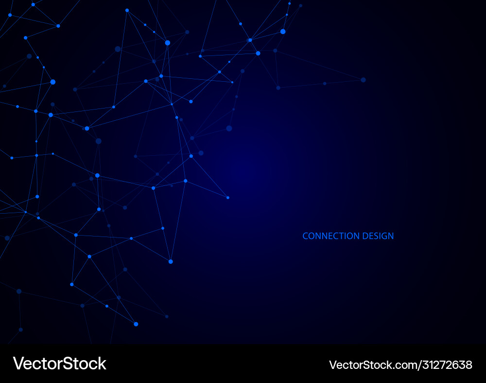Abstract connection background with lines and dots Abstract connection background with lines and dots vector image