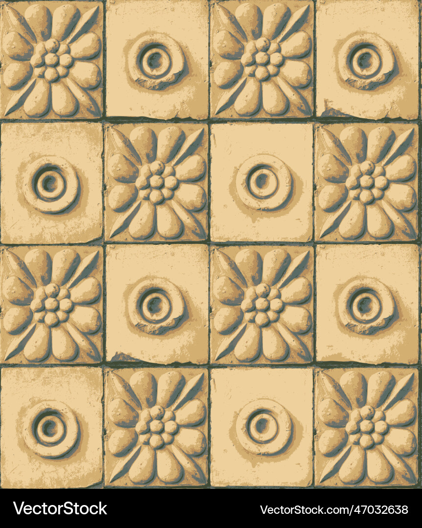 Seamless pattern with elements of old Seamless pattern with elements of old vector image