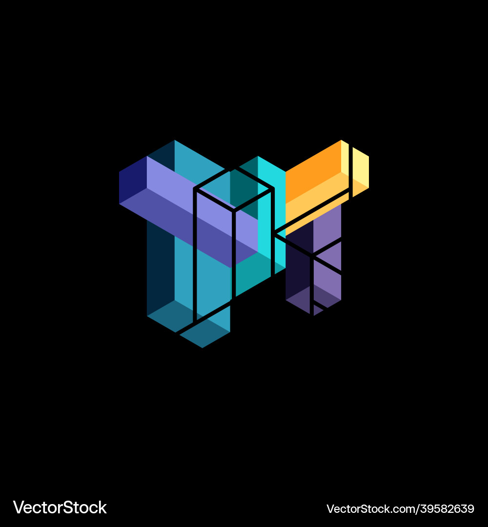 Abstract background 3d cubes cubic elements Abstract background 3d cubes cubic elements vector image