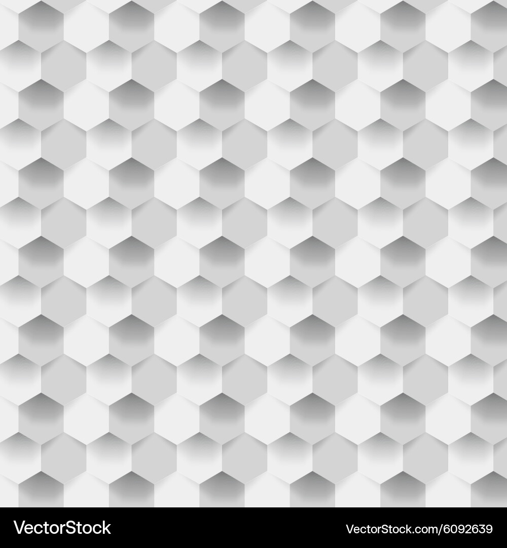 Abstract color 3d hexagonal vector image