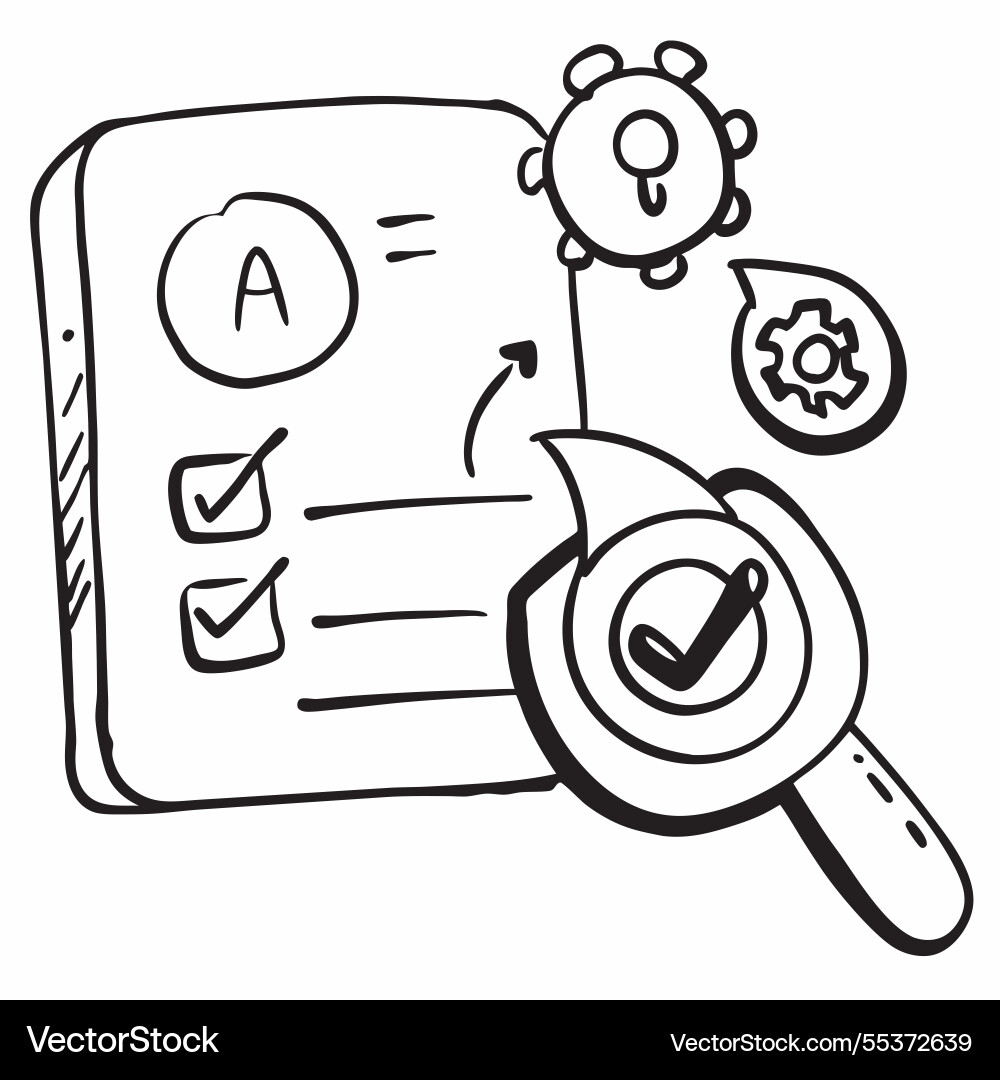 Ai inspection and quality control system concept Vector Image