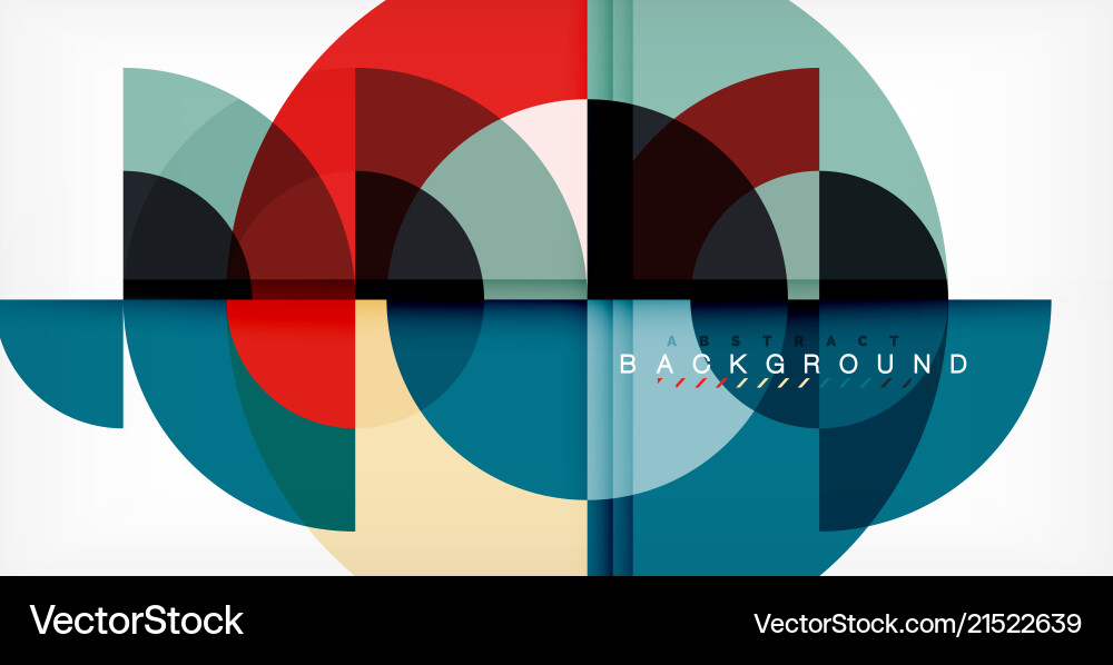 Minimal circle abstract background design Minimal circle abstract background design Vector Image